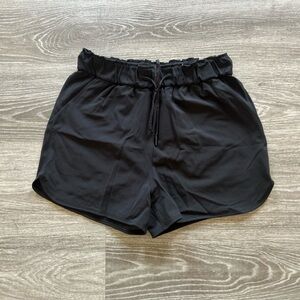 lululemon athletica Black Paperbag Waist Athletic Shorts